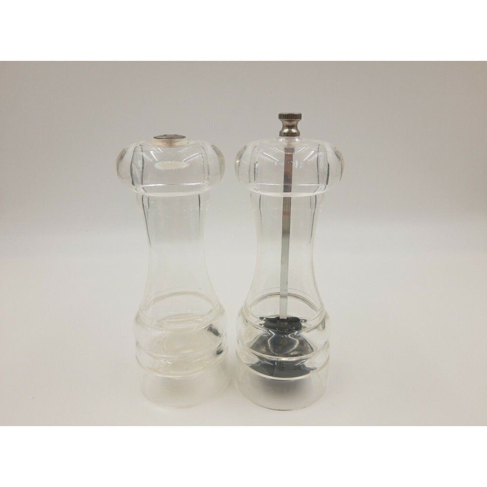 Olde Thompson Carbon Steel Lucite Salt or Pepper Mill Grinder 7"